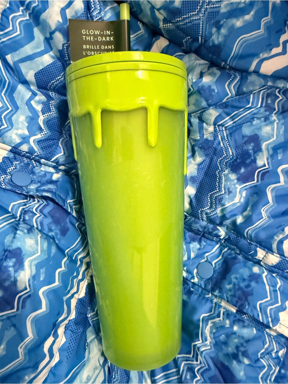 Starbucks Neon Lime Drip Tumbler